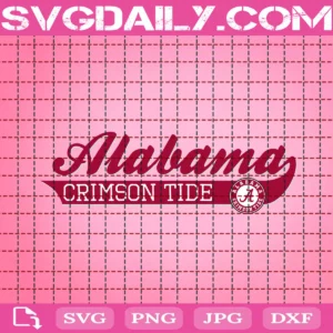 Alabama Crimson Tide Svg