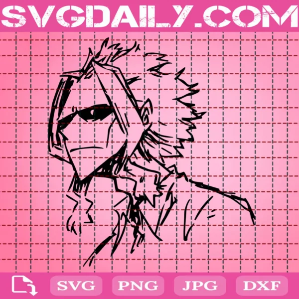All Might Face Svg