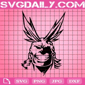 All Might Svg, All Might Hero Svg