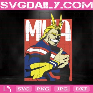 All Might Svg, All Might My Hero Academia Svg