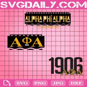 Alpha Phi Alpha Svg Bundle