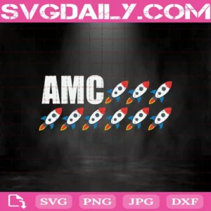 Amc Rockets To The Moon Svg