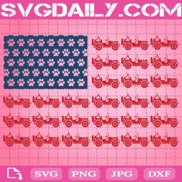 America Flag Svg