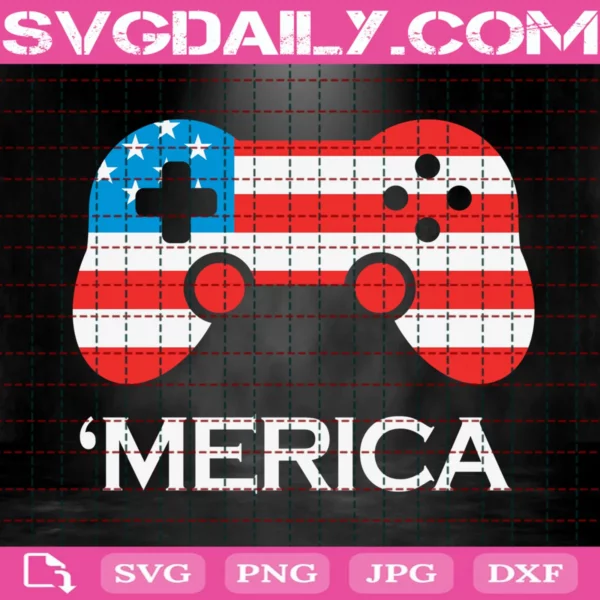 American Flag Video Game Svg