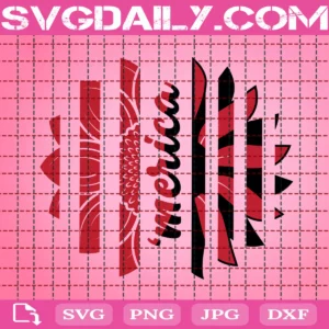 American Sunflower Svg