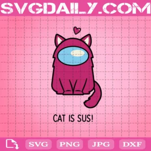 Among Cat Is Sus Svg