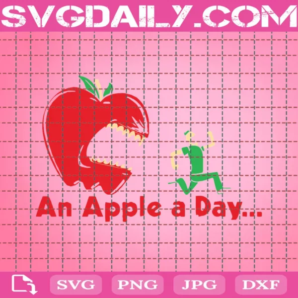 An Apple A Day Svg