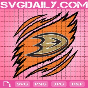 Anaheim Ducks Claws Svg