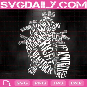 Anatomical Heart Svg
