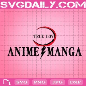 Anime Manga True Love Svg