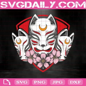 Kukan Kitsune Mask Svg