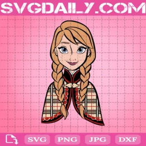 Anna Princess Burberry Svg