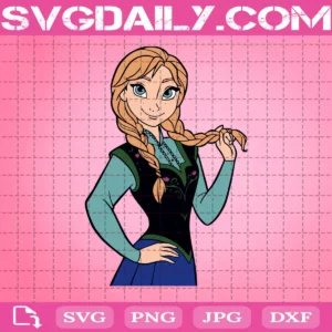 Anna Princess Svg