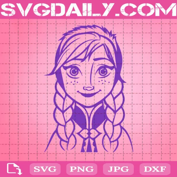 Anna Svg, Anna Frozen Svg