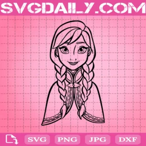 Anna Svg, Anna Frozen Svg