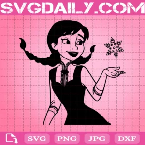 Anna Svg, Anna Frozen Svg