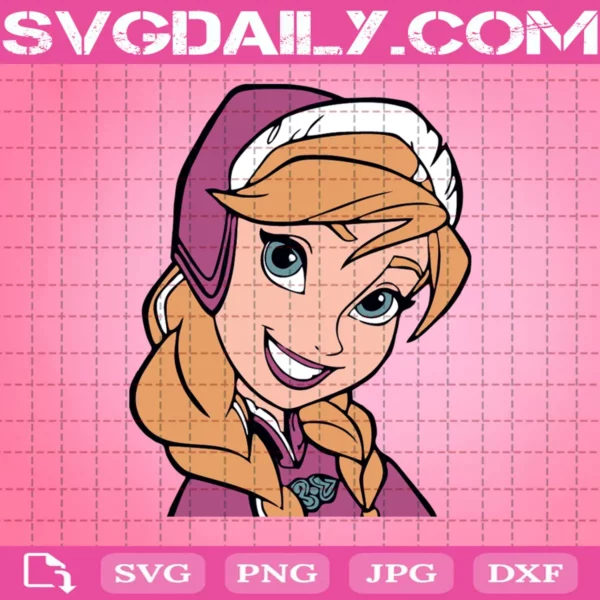 Anna Svg, Anna Princess Svg