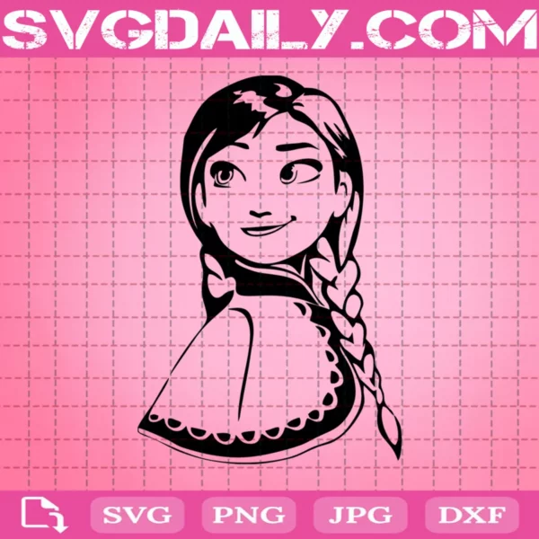 Anna Svg, Frozen Svg