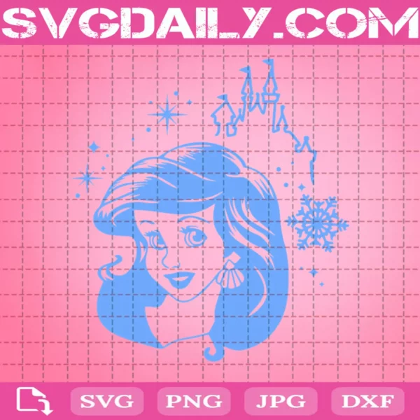 Ariel Disney Princess Svg