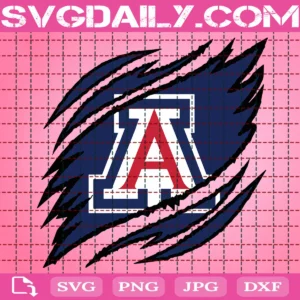 Arizona Wildcats Claws Svg