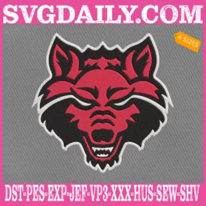Arkansas State Red Wolves Embroidery Machine
