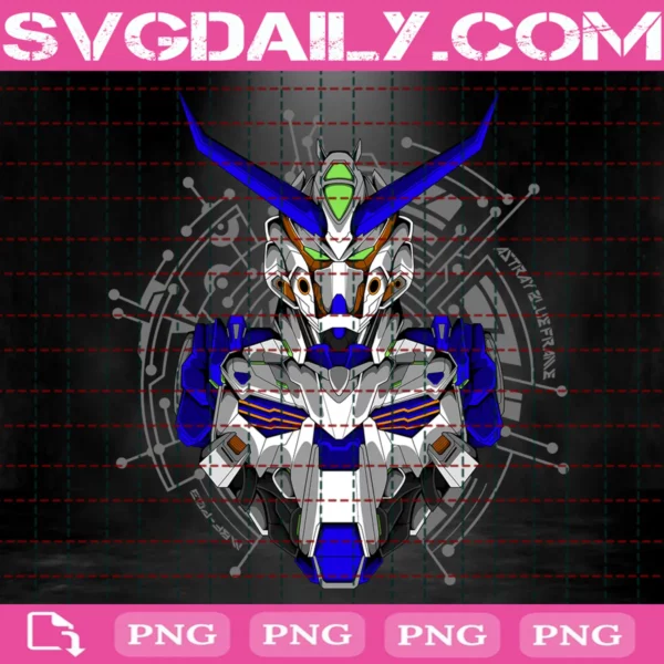 Astray Blue Frame Png
