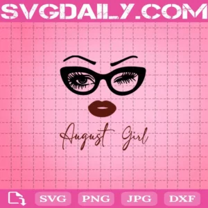 August Girl Eyes Svg