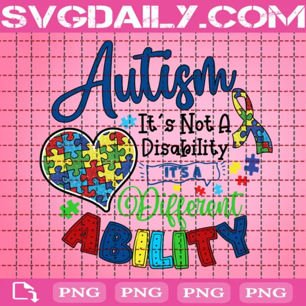 Autism It's Not A Disability Png