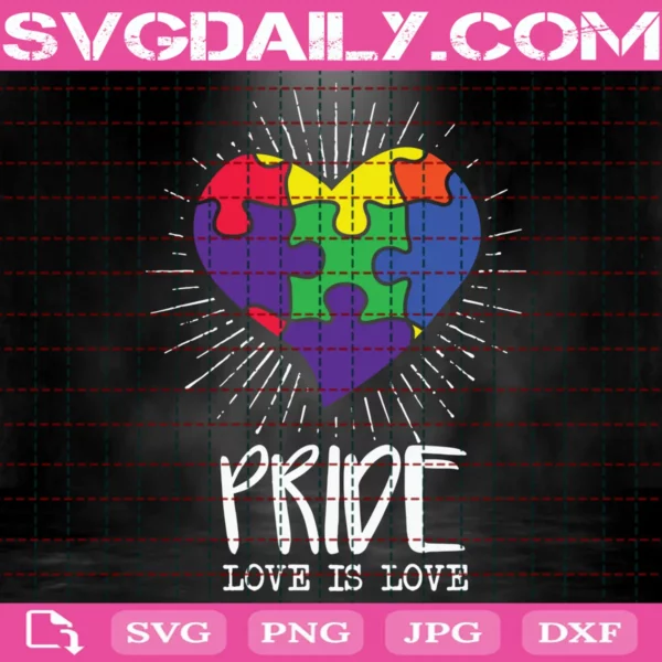 Autism Pride Love Is Love Svg