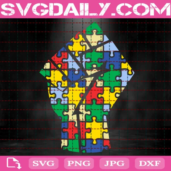 Autism Puzzle Svg