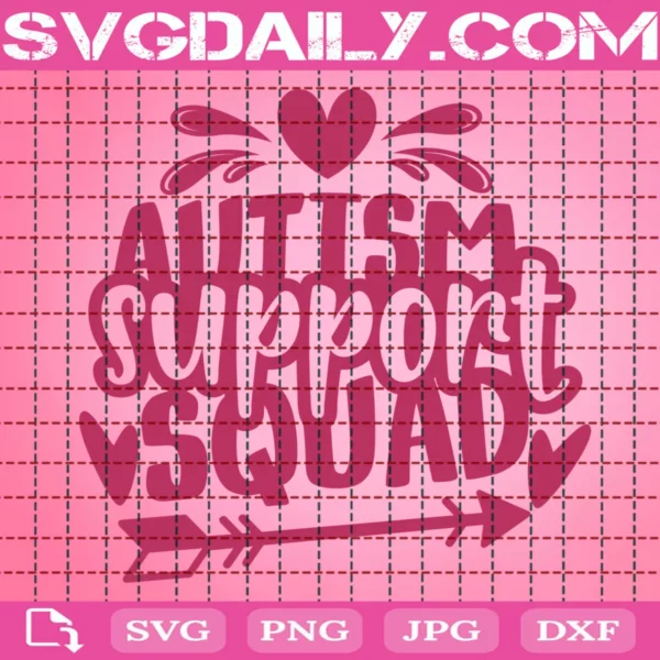 Autism Support Squad Svg