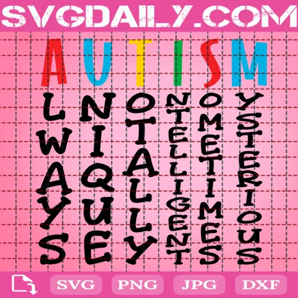 Autism Svg, Autism Awareness Svg