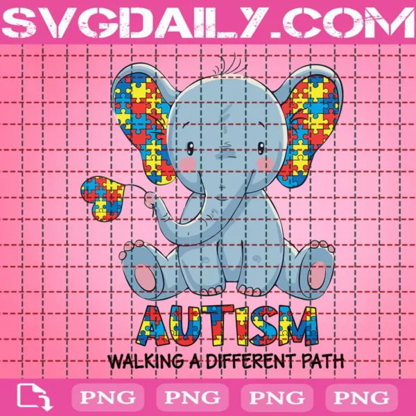 Autism Walking A Different Path Png
