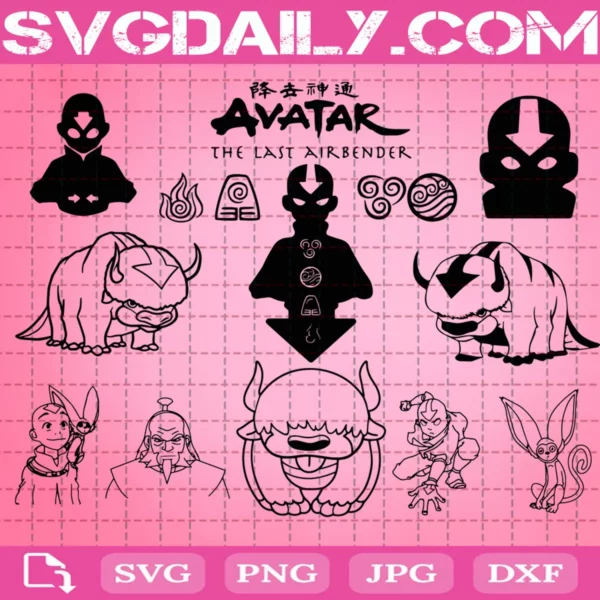 Avatar The Last Airbender Svg Bundle