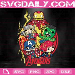 Avengers Svg, Funko Avengers Svg