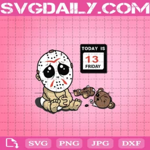 Baby Jason Friday Svg