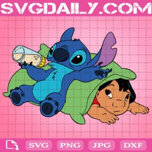 Baby Stitch And Lilo Svg
