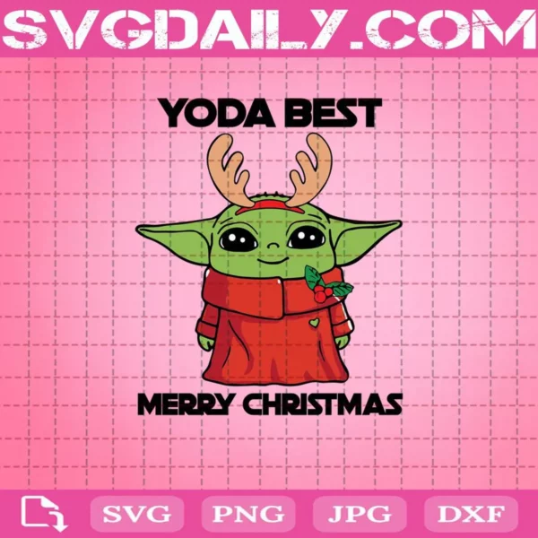 Baby Yoda Christmas Star Wars The Mandalorian Svg