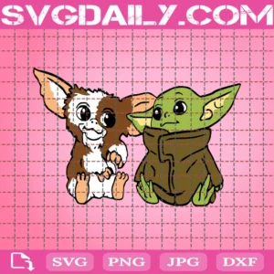 Baby Yoda Svg, Baby Yoda Clipart For Cricut And Silhouette