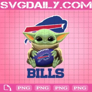Baby Yoda With Buffalo Bills Png