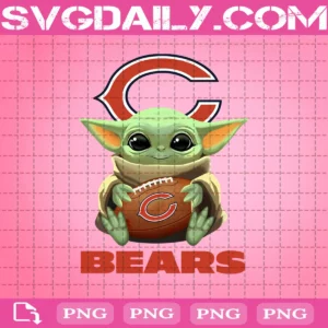 Baby Yoda With Chicago Bears Png
