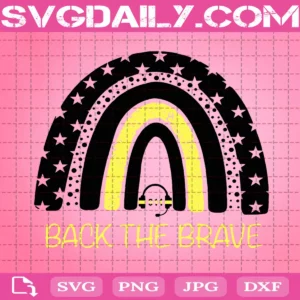 Back The Brave Rainbow Dispatch 911 Svg