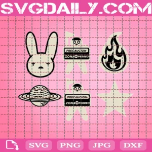 Bad Bunny Shoe Charms Bundle