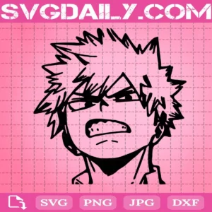 Bakugo Hero Academy Manga Svg