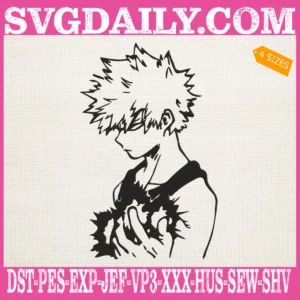 Bakugo Katsuki Embroidery Design