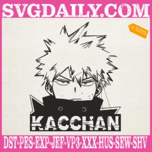 Bakugo Katsuki Embroidery Design