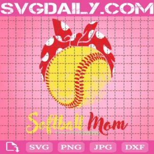 Ball Mom, Softball Cut File