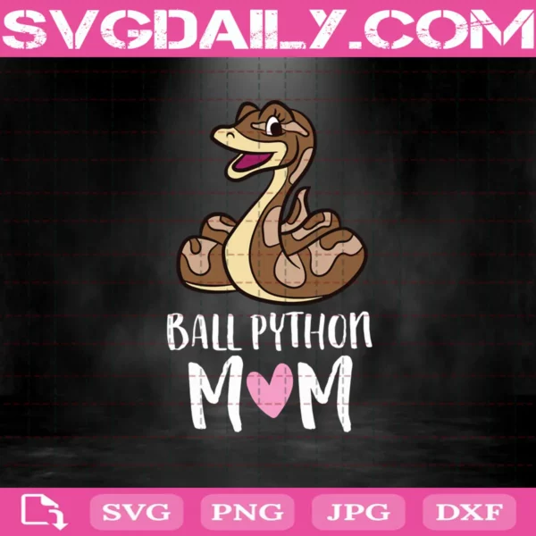 Ball Python Mom Svg