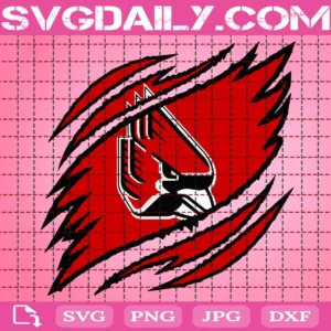 Ball State Cardinals Claws Svg