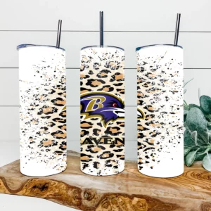 Baltimore Ravens 20oz Skinny Tumbler